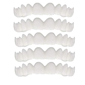 Hennta 5PC Temporal Smile Comfort Fit Cosméticos Dientes Dientes Dentales Top Chapa cosmética