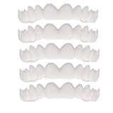 Hennta 5PC Temporal Smile Comfort Fit Cosméticos Dientes Dientes Dentales Top Chapa cosmética