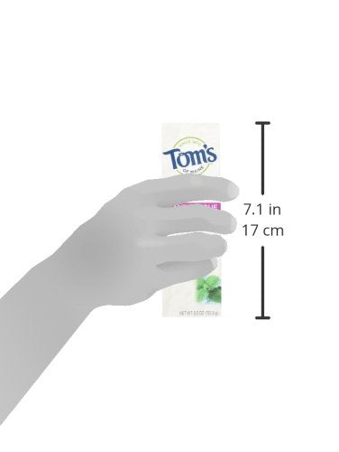 Tom's of Maine Antiplaque and Whitening Fluoride-Free Toothpaste, Peppermint, 5.5 oz., Pack of 2