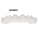 Edtara Cubierta de Dientes Perfect Smile Comfort Fit Dientes Flexibles, Carillas Dientes Superiores + Juego de Dientes Inferiores
