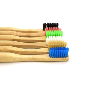 HEALLILY Cepillo de Dientes Suave Biodegradable Natural de Las cerdas Suaves del Cepillo de Dientes de 8pcs Eco