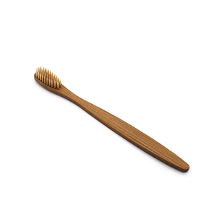 Cepillo dental de bambú biodegradable Healifty, 8 piezas.