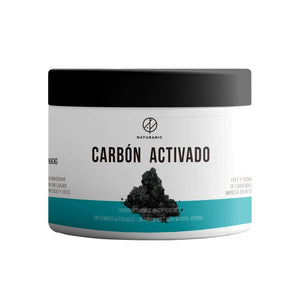 Naturanic - CARBÓN VEGETAL ACTIVADO 100% NATURAL - grado alimenticio, para blanquear dientes, utilizar en bebidas y preparar mascarillas faciales.