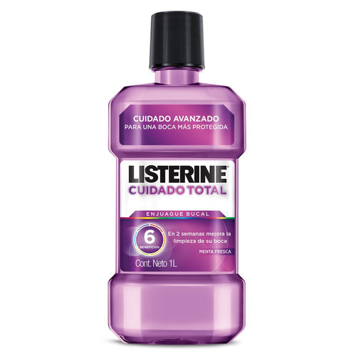Listerine Enjuague Bucal Cuidado Total, 1l