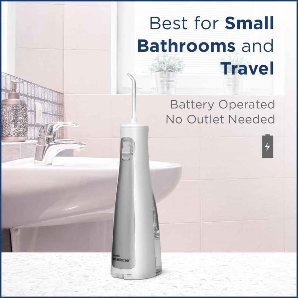 Waterpik Cordless Freedom Water Flosser, WF-03, White