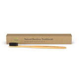 Isabella's Clearly BAMBOO Toothbrush, Gentle Soft Charcoal Infused Nylon BPA-Free Bristles, Eco-Friendly, Biodegradable. Natural Organic Materials Good for Teeth & Earth. Adults & Kids (4)