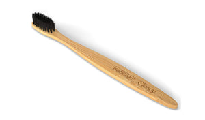 Isabella's Clearly BAMBOO Toothbrush, Gentle Soft Charcoal Infused Nylon BPA-Free Bristles, Eco-Friendly, Biodegradable. Natural Organic Materials Good for Teeth & Earth. Adults & Kids (4)