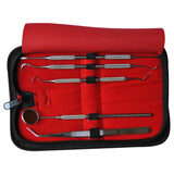 Dentist Prepared Tools Kit | Dental Tools Dental Pick Dental Floss Gum Floss Threaders Toothpicks dental Hygiene Kit Set Dental Instruments High Grade Stainless Steel Tartar Scraper Tartar Remover